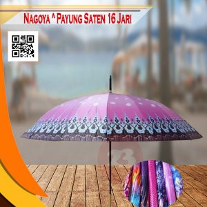 NAGOYA ^ PAYUNG SATEN 16 JARI @12/60 BJ